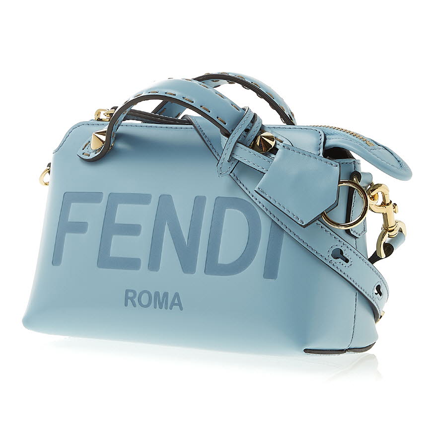 By The Way Mini Light blue leather small Boston bag