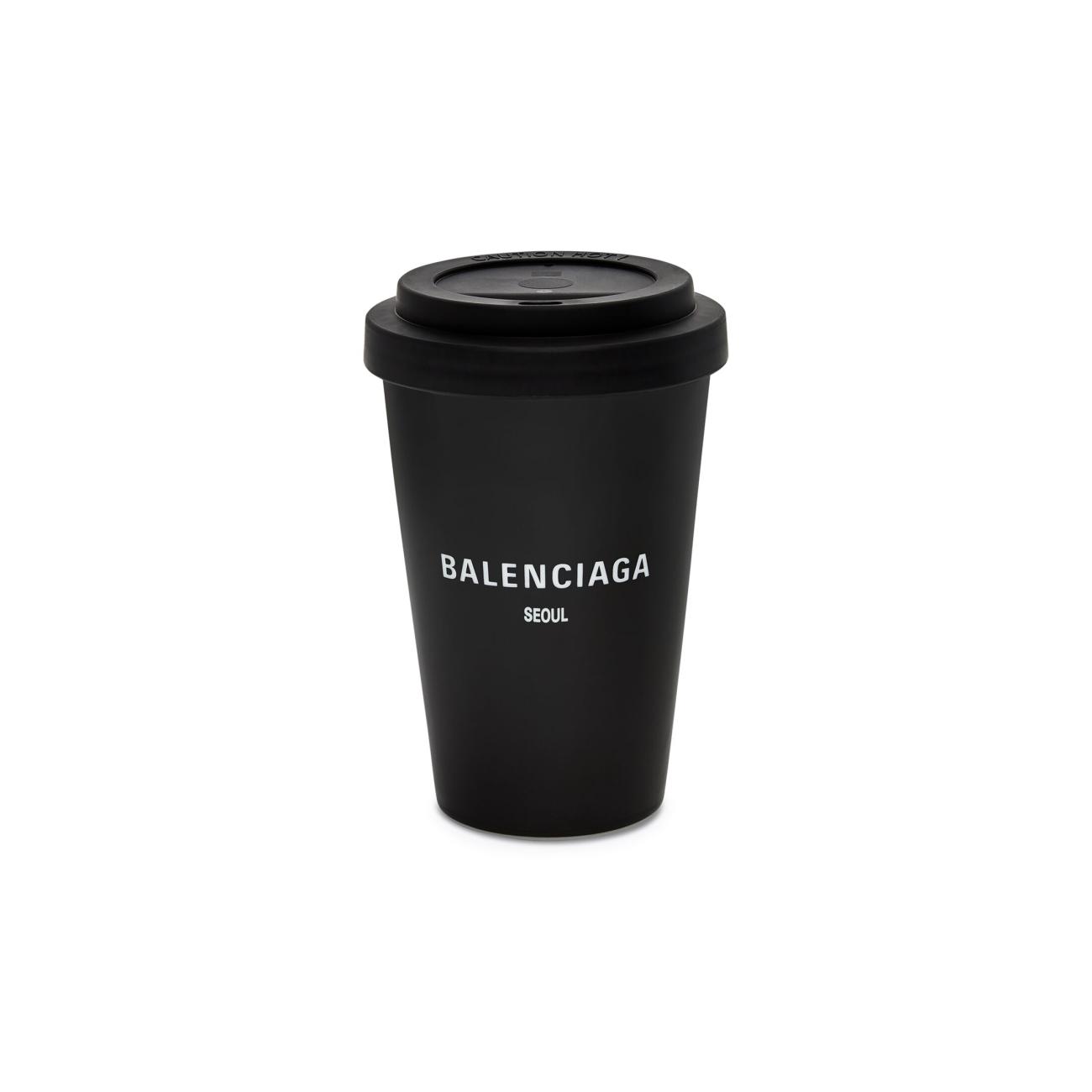 Balenciaga Cities Seoul Coffee Cup Black
