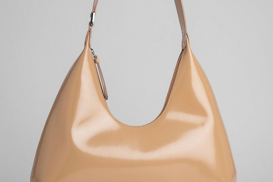 AMBER CREAM SEMI PATENT LEATHER 