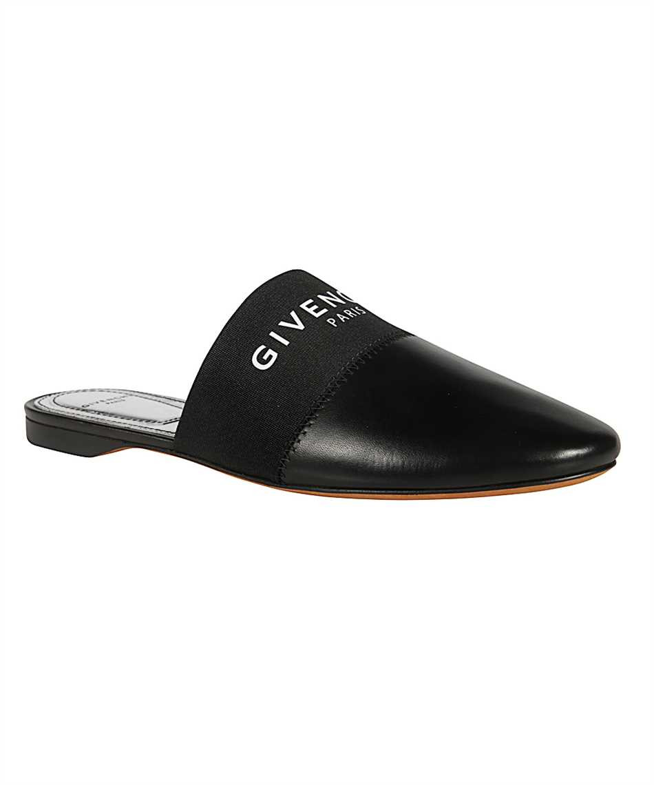 Slide logo flat mule