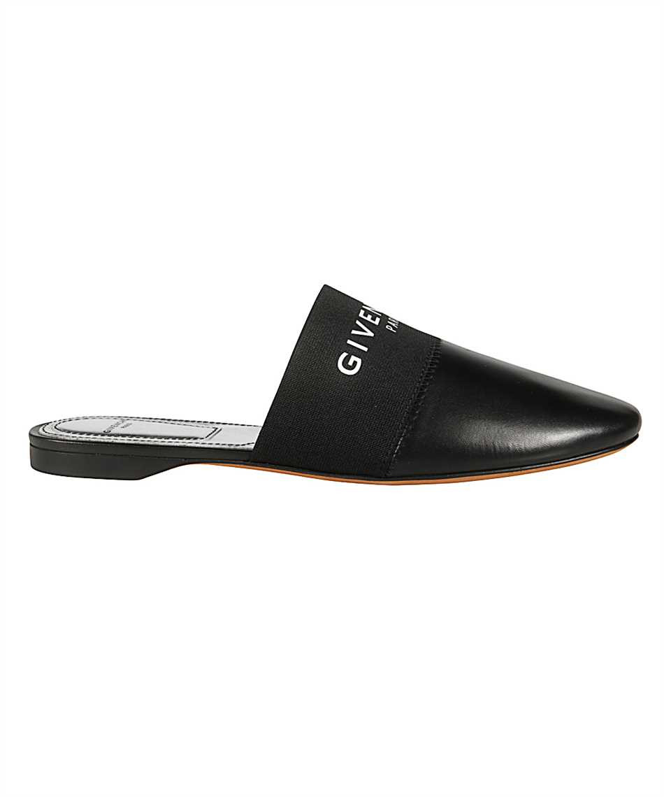 Slide logo flat mule
