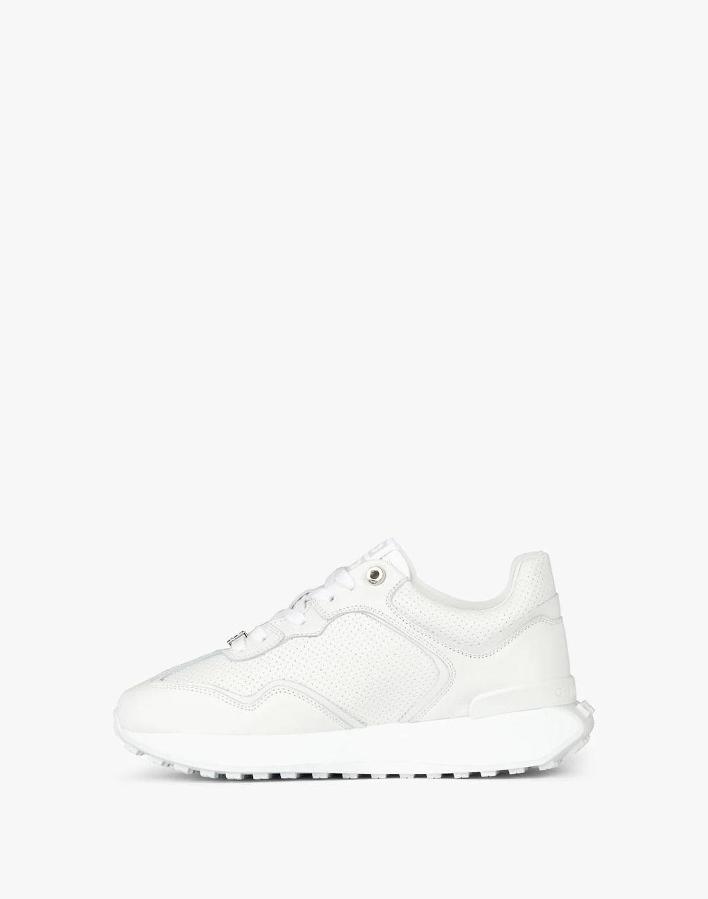 Givenchy Women's Perforated Leather GIV Runner Sneakers White
