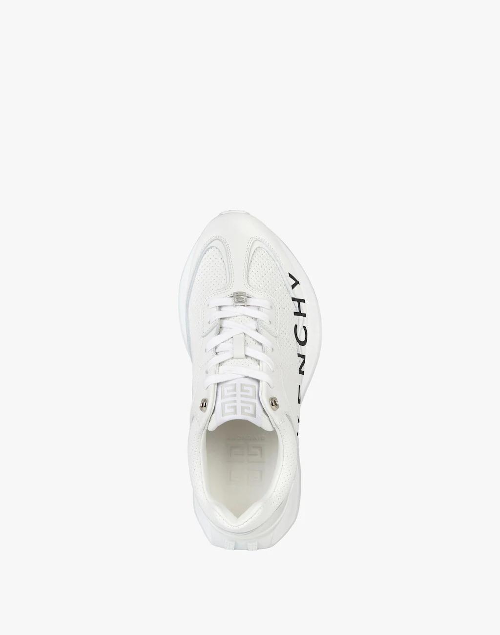 Givenchy Women's Perforated Leather GIV Runner Sneakers White