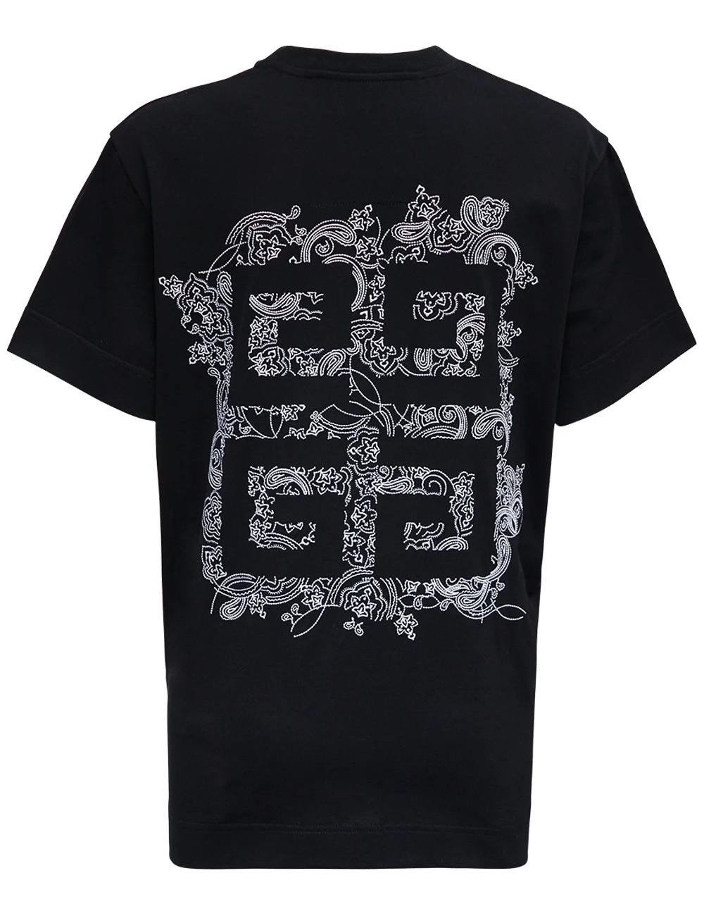 Givenchy 4G Bandana Embroidered T-Shirt