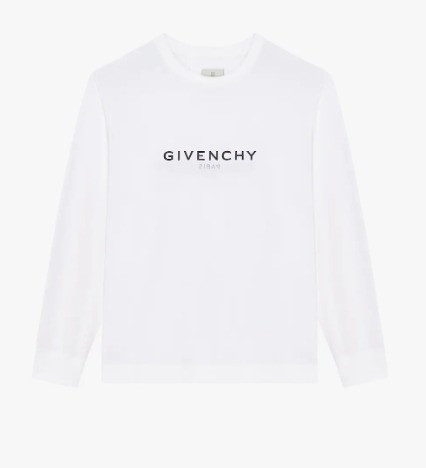 Givenchy Logo Printed Long-Sleeved T-Shirt