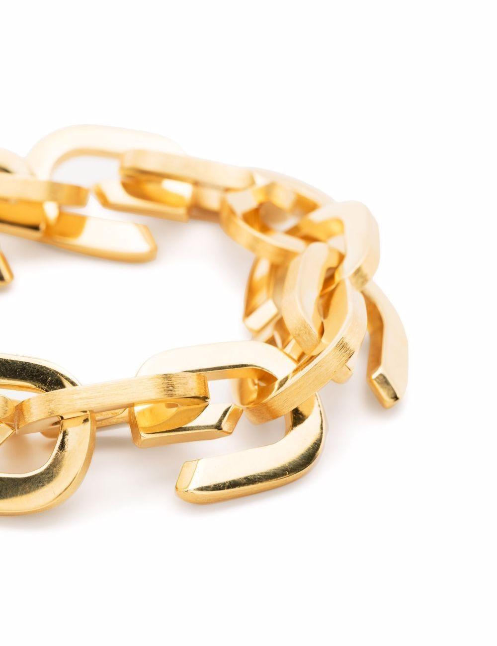 Givenchy G Link Medium Bracelet In Metallic Gold
