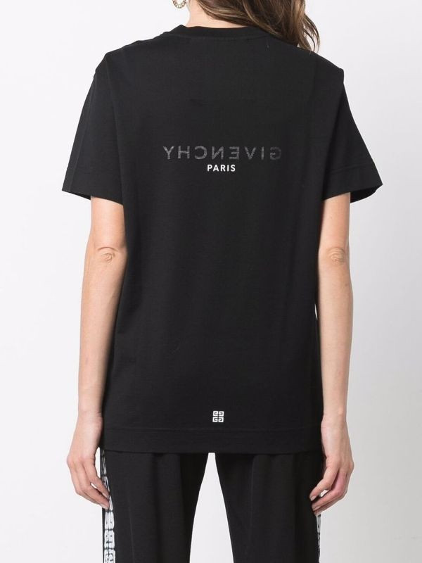 Reverse Logo Classic Fit T-Shirt in Black