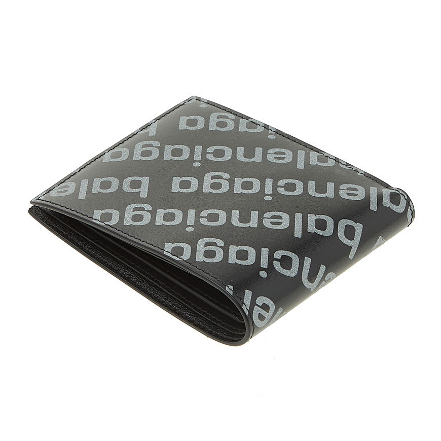 Reflective logo bifold wallet