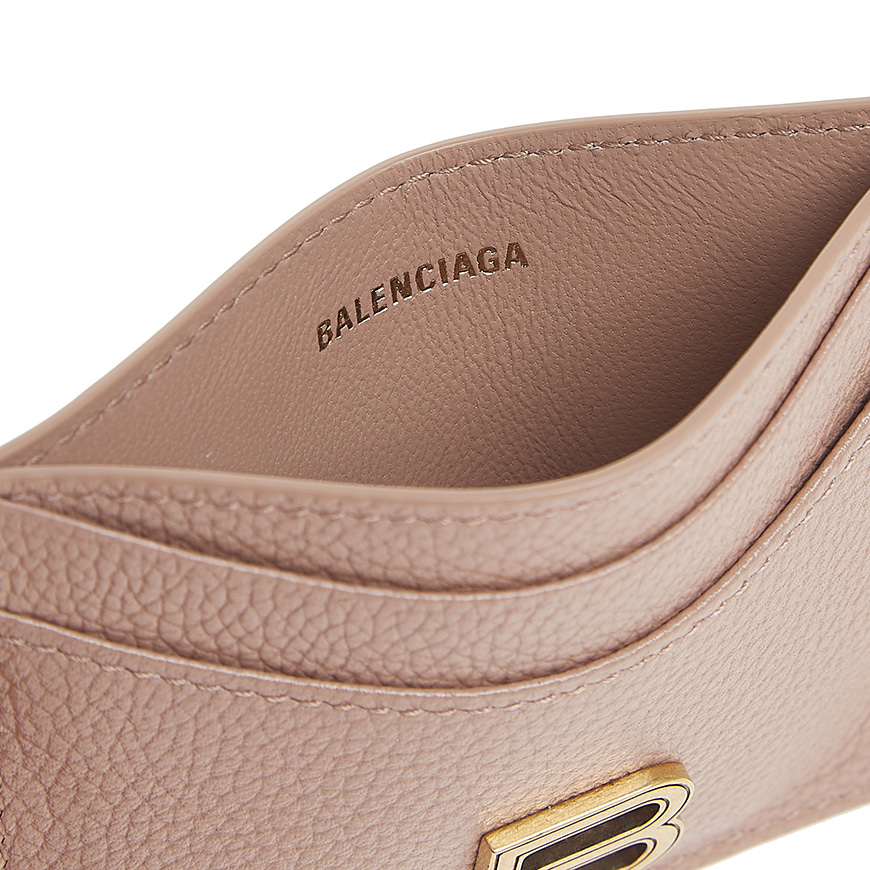 Hourglass card wallet - Beige