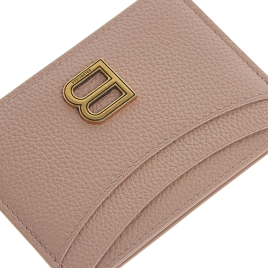 Hourglass card wallet - Beige