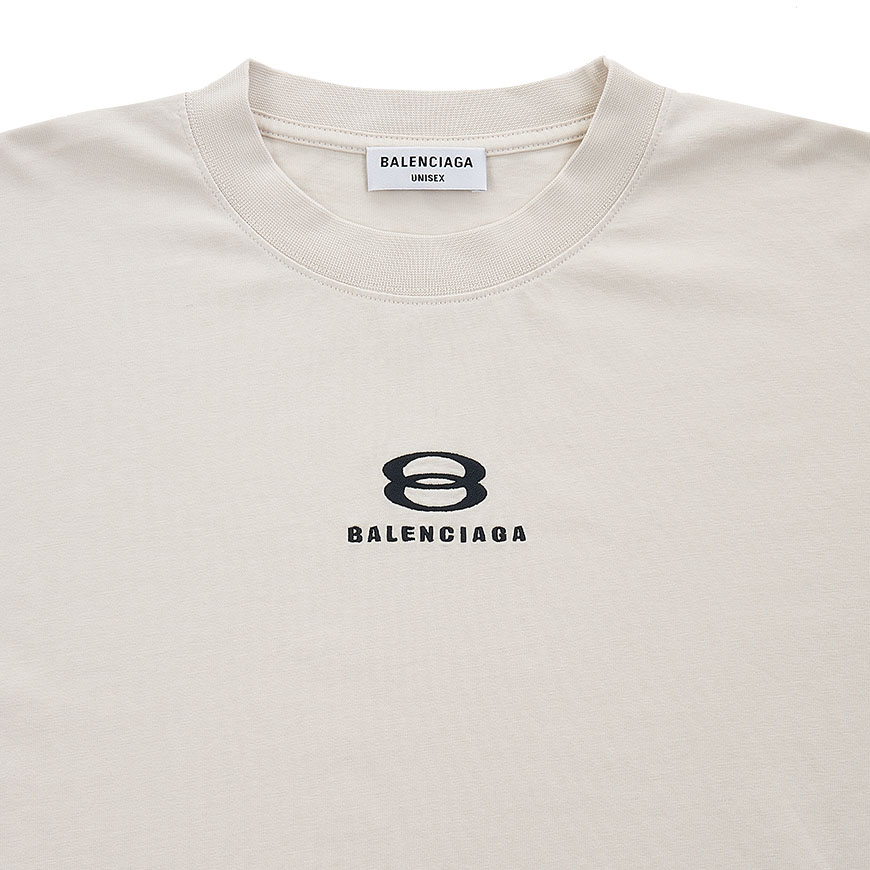 Logo Embroidered Cotton Over Short Sleeve Tee