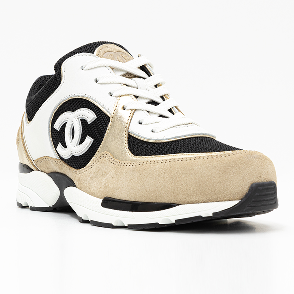 Logo Cruise Tennis Beige Multicolor Women's Sneakers 