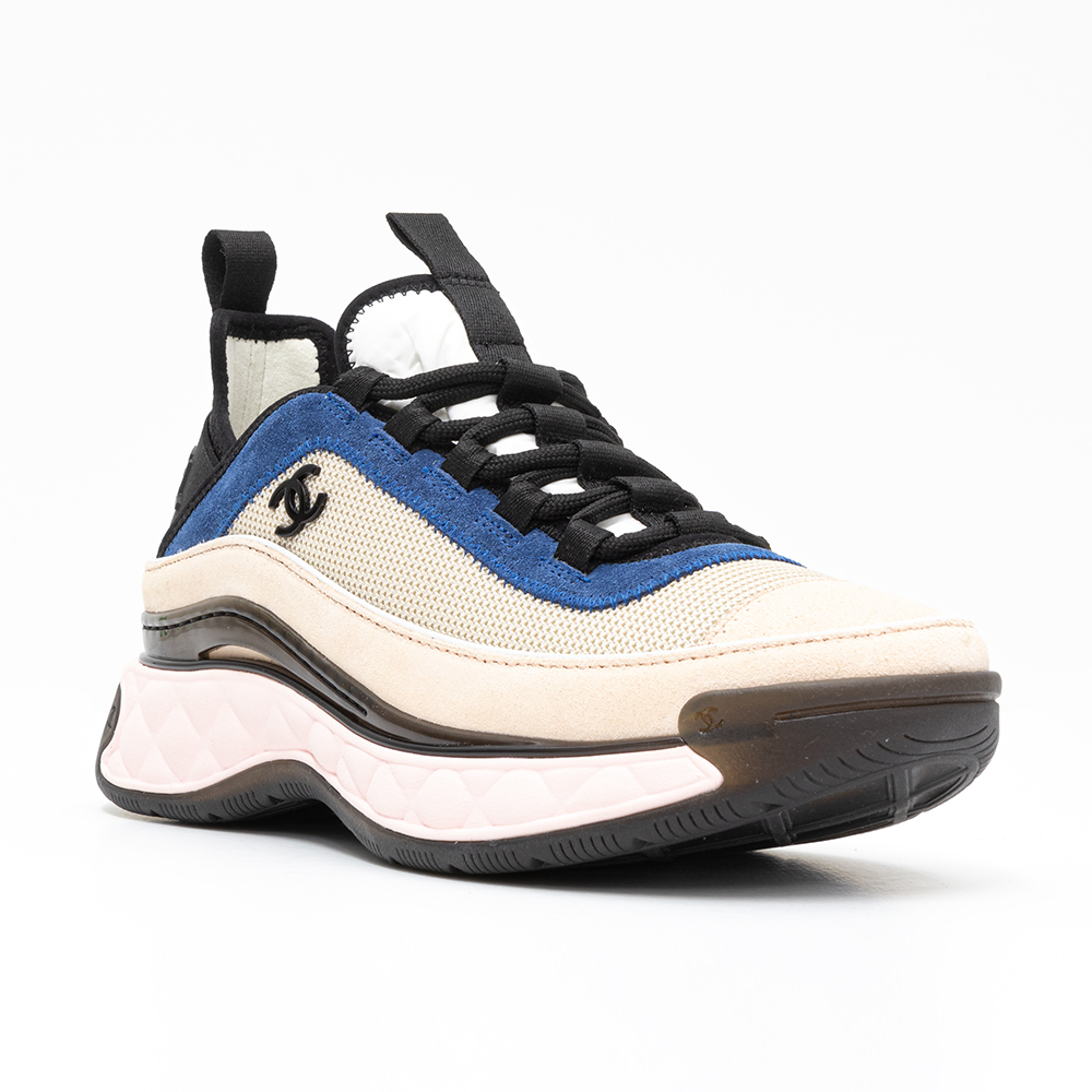 Logo Mixed Fiber Multicolor Women's Sneakers 