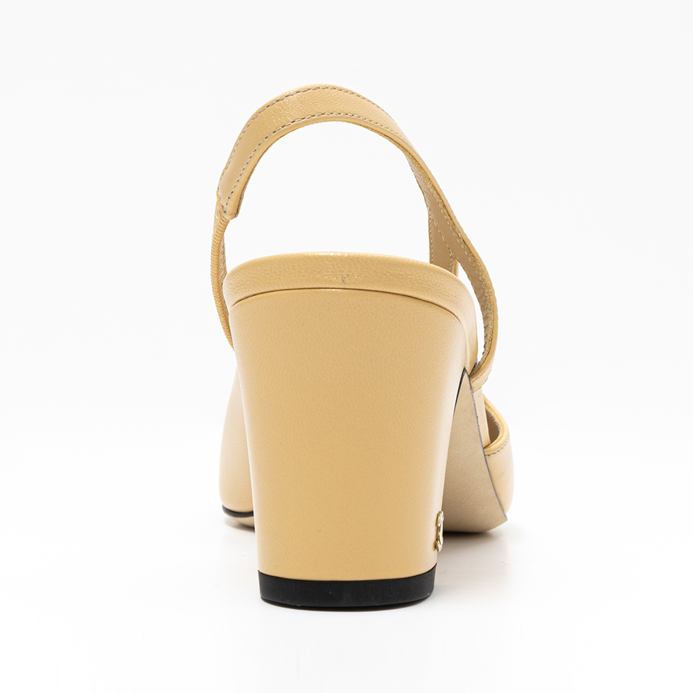 Logo Classic Beige Black Two Tone Sling Bag 