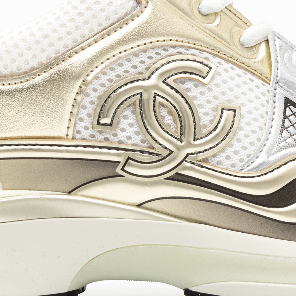CC Logo Cruise Tennis Gold Women's Sneakers 