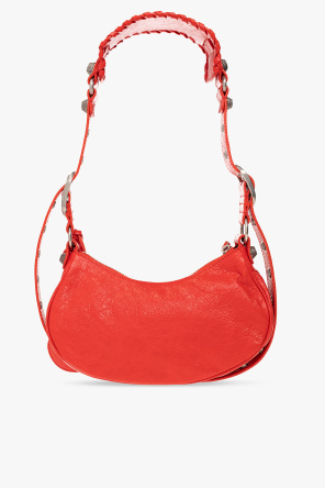 BALENCIAGA RED ‘LE CAGOLE XS’ SHOULDER BAG