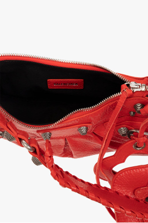 BALENCIAGA RED ‘LE CAGOLE XS’ SHOULDER BAG
