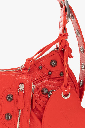 BALENCIAGA RED ‘LE CAGOLE XS’ SHOULDER BAG