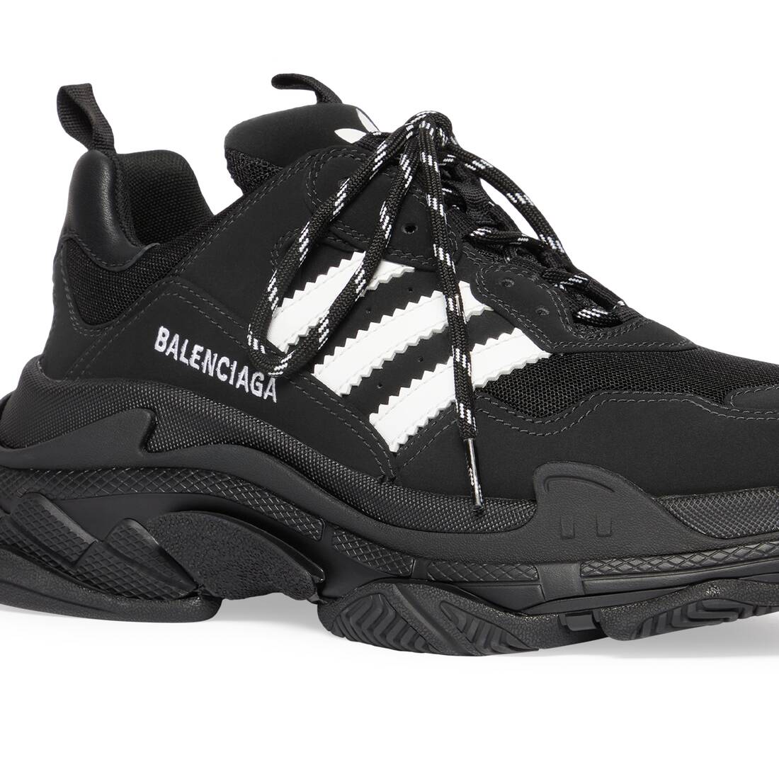 BALENCIAGA / ADIDAS TRIPLE S Sneakers for Women in Black