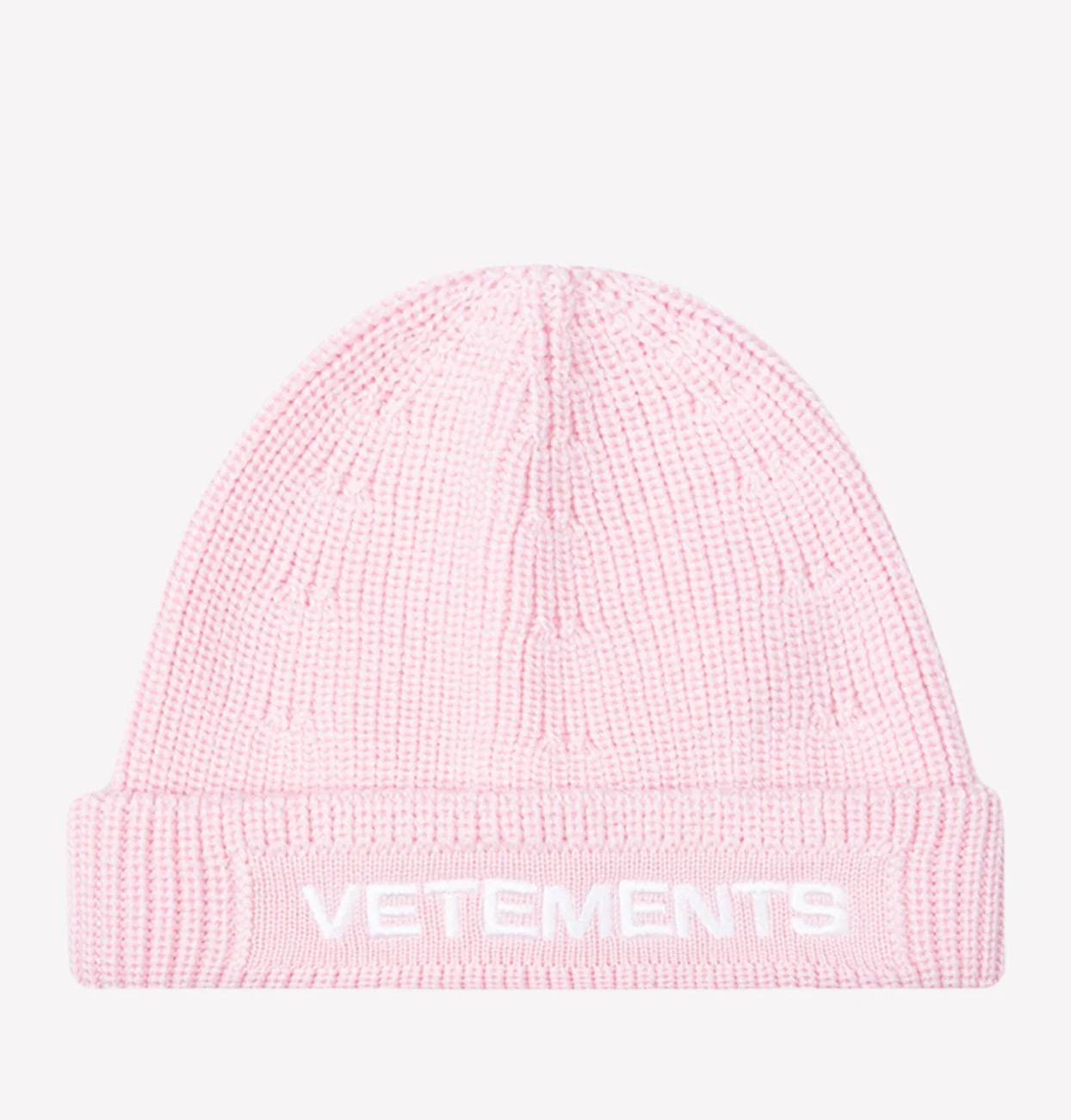 VETEMENTS LOGO WOOL BEANIE