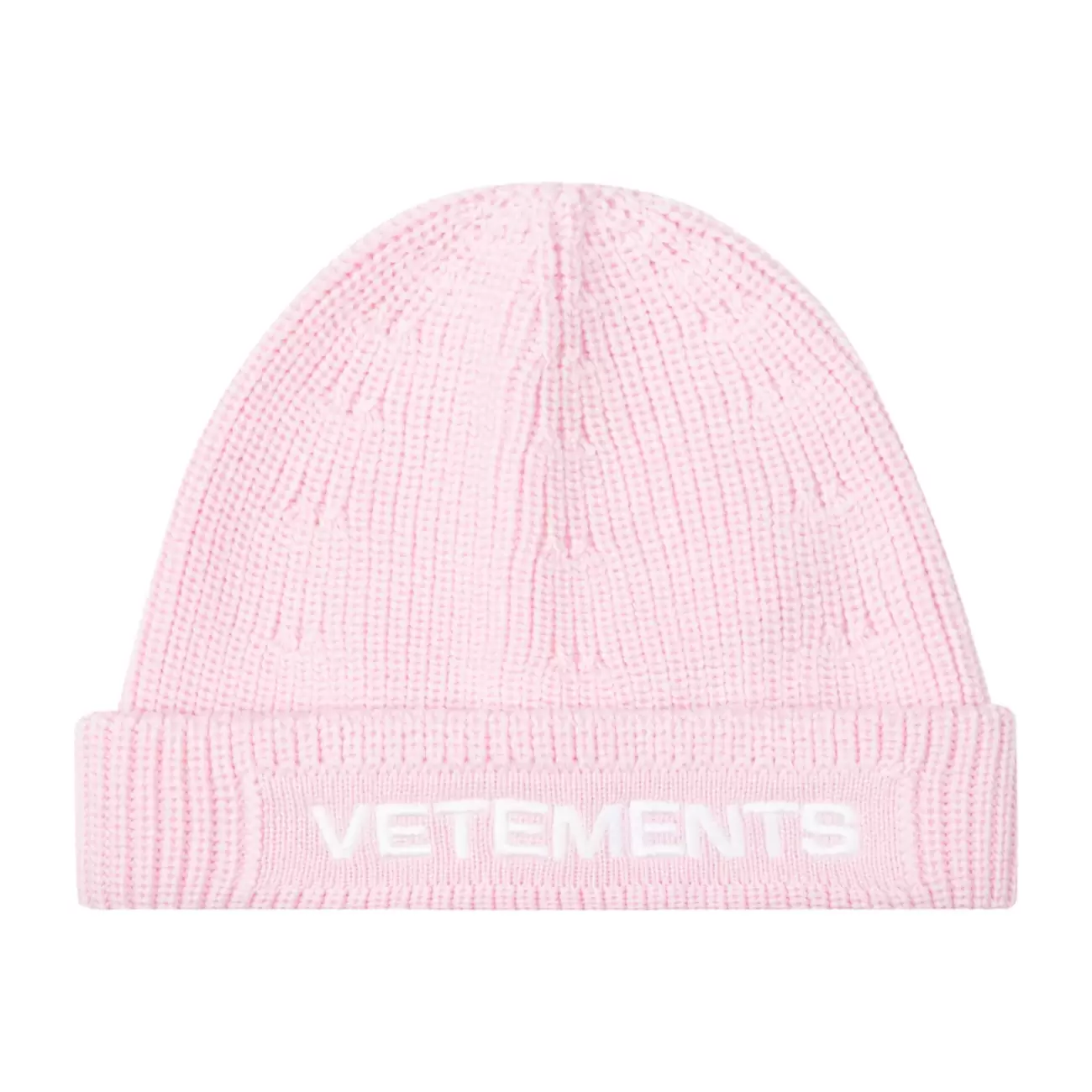VETEMENTS LOGO WOOL BEANIE