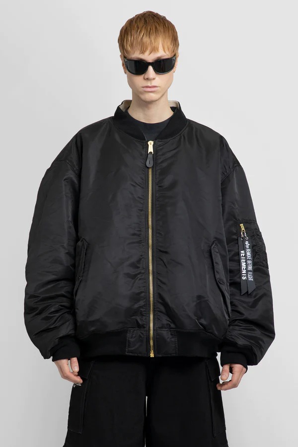 VETEMENTS BLACK VETEMENTS X ALPHA INDUSTRIES
