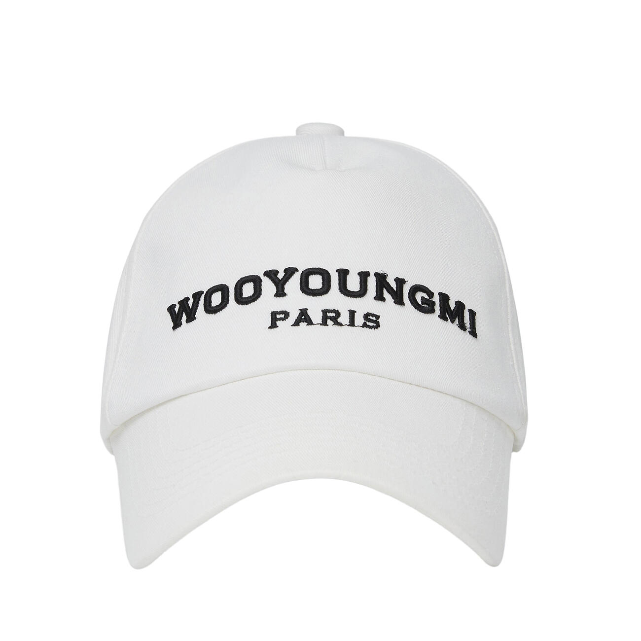 Wooyoungmi Embroidered Ball Cap White 