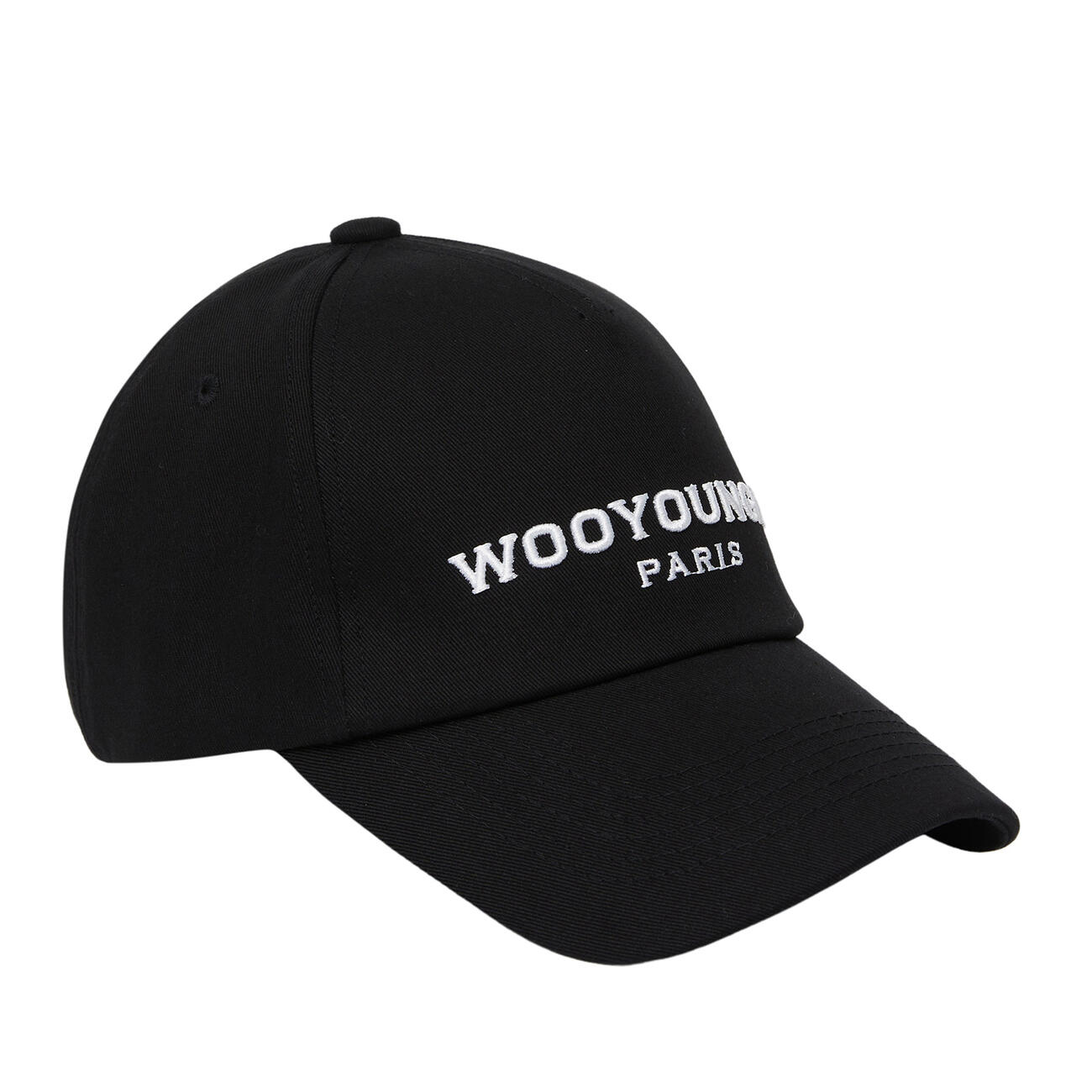  Wooyoungmi Embroidered Ball Cap Black