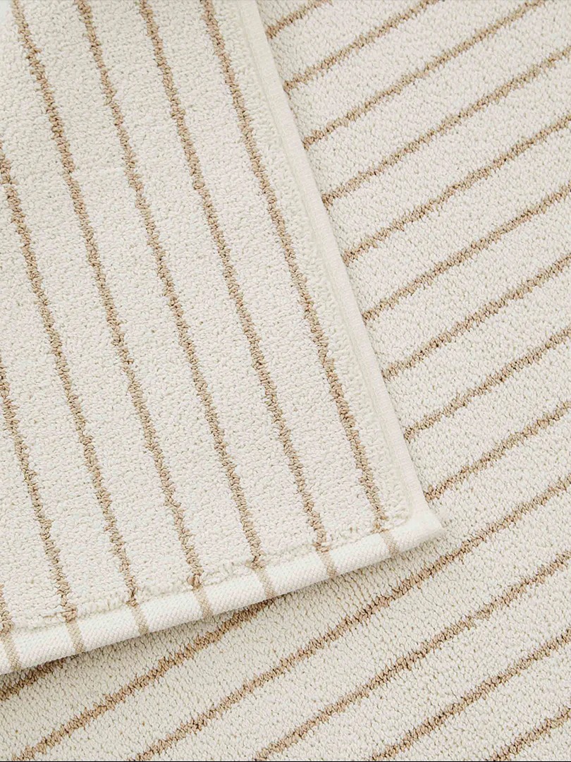 Bath Mat in Sienna Stripes