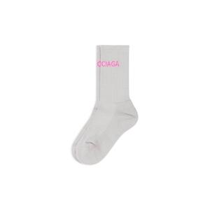 WOMEN'S BALENCIAGA TENNIS SOCKS IN GREY