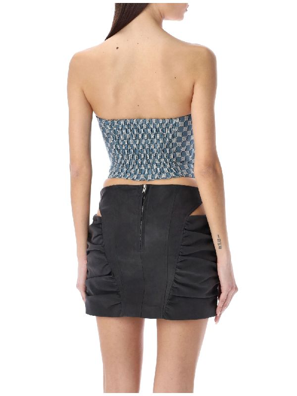 Misbehave Jacquard Canvas Monogram Sleeveless T-shirt 