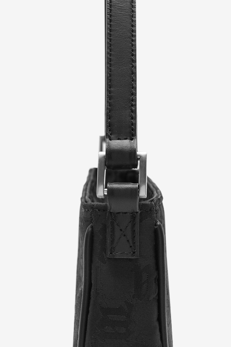 Nylon Monogram 90's Mini Bag Black