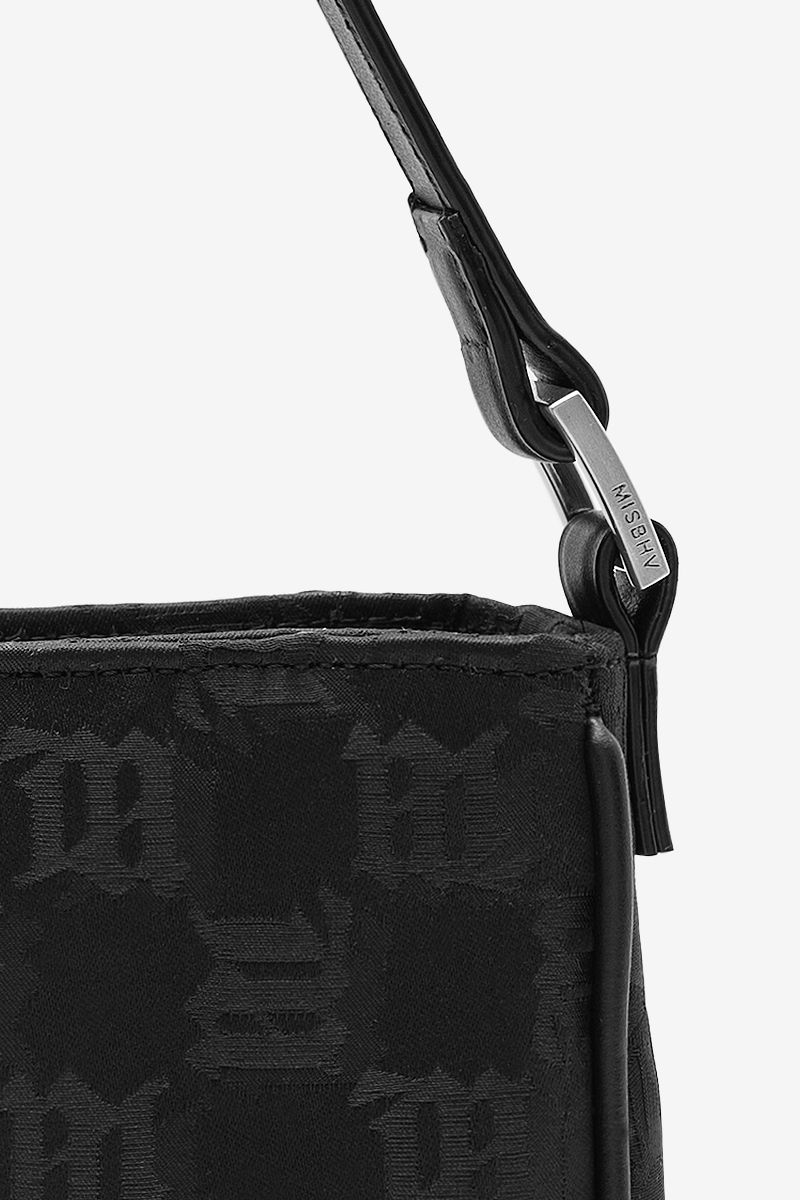 Nylon Monogram 90's Mini Bag Black