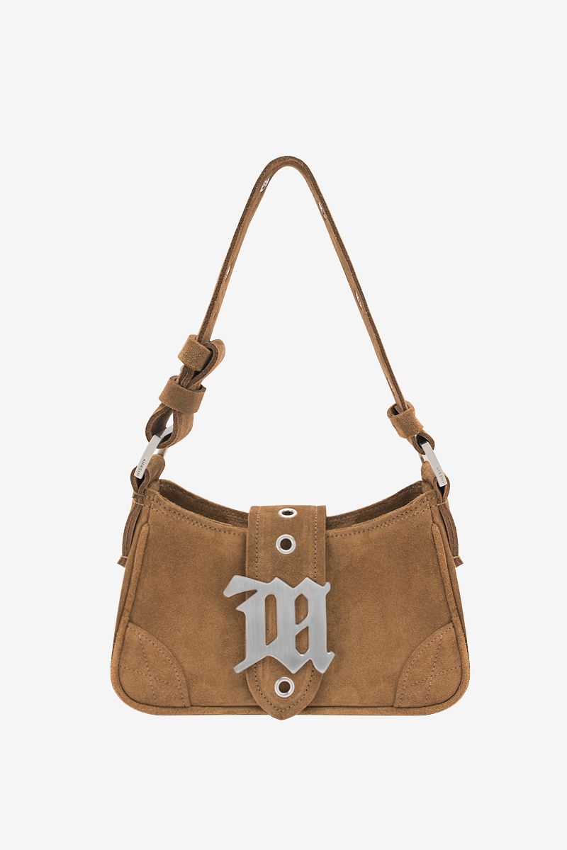 Suede Shoulder Bag Small Tabacco