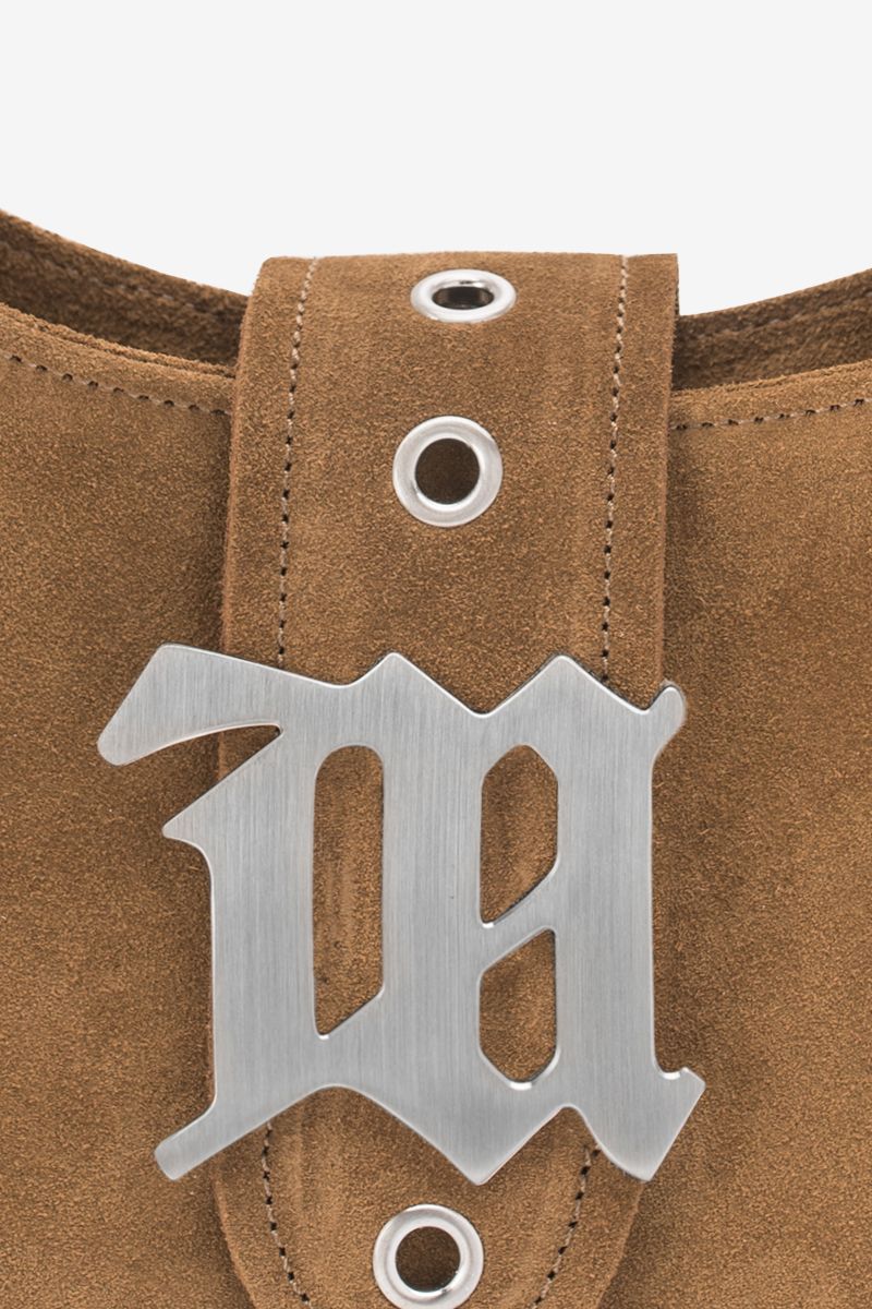 Suede Shoulder Bag Small Tabacco