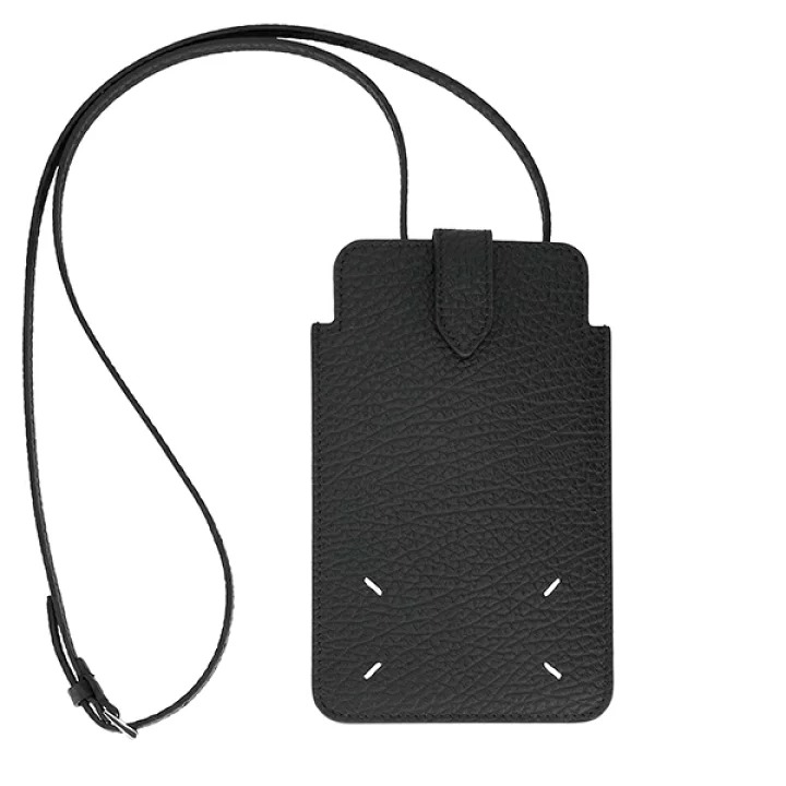 Maison Margiela Hammered leather phone case