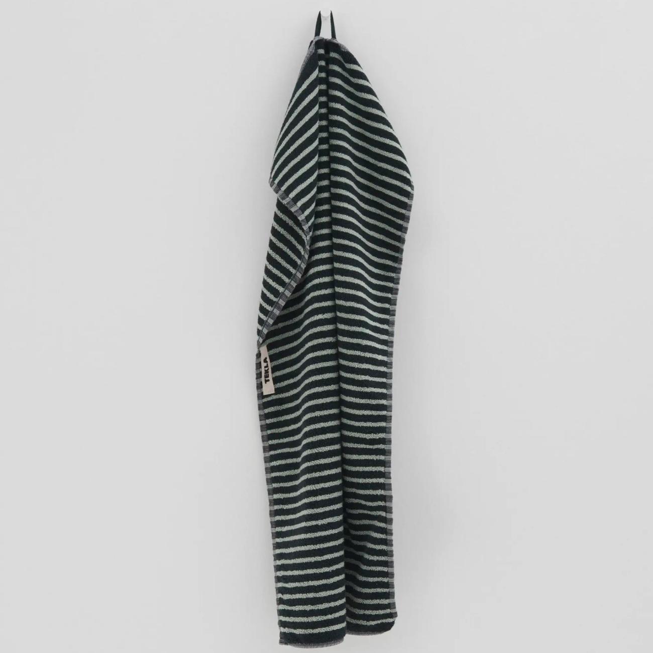 Black and Mint hand towels