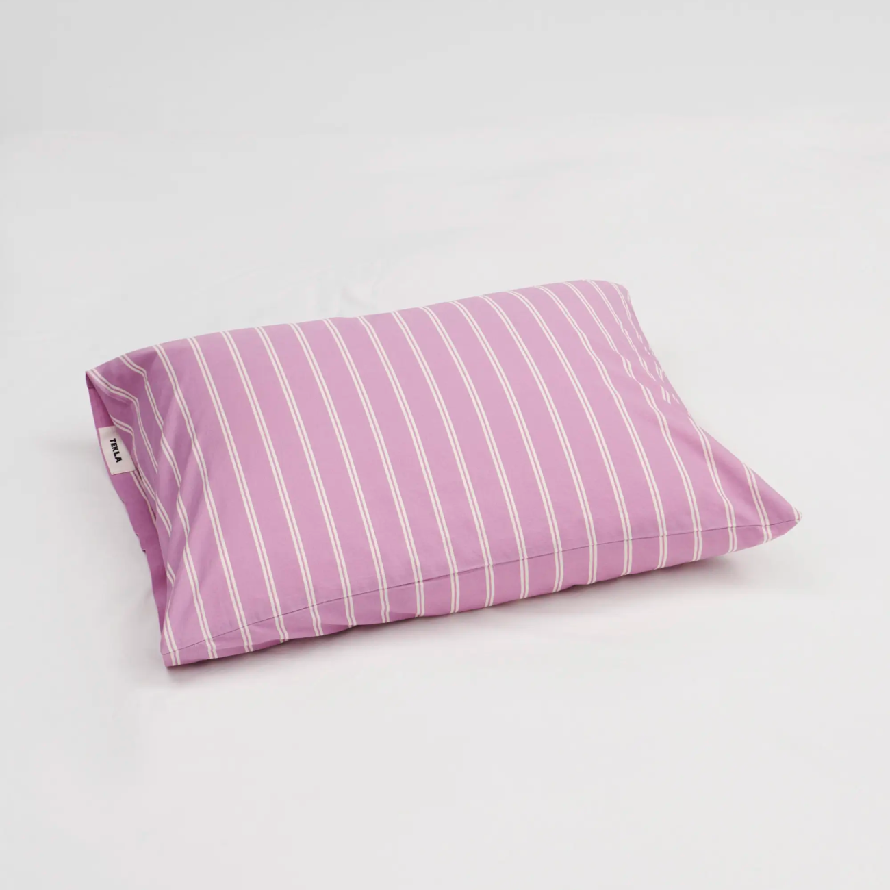 Mallow Pink Stripes pillow sham (US Queen)