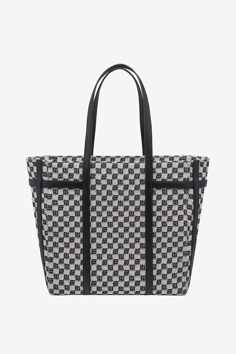 Jacquard Monogram Shopper