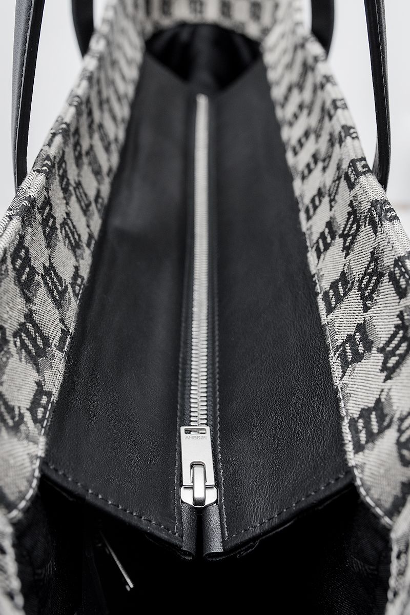 Jacquard Monogram Shopper