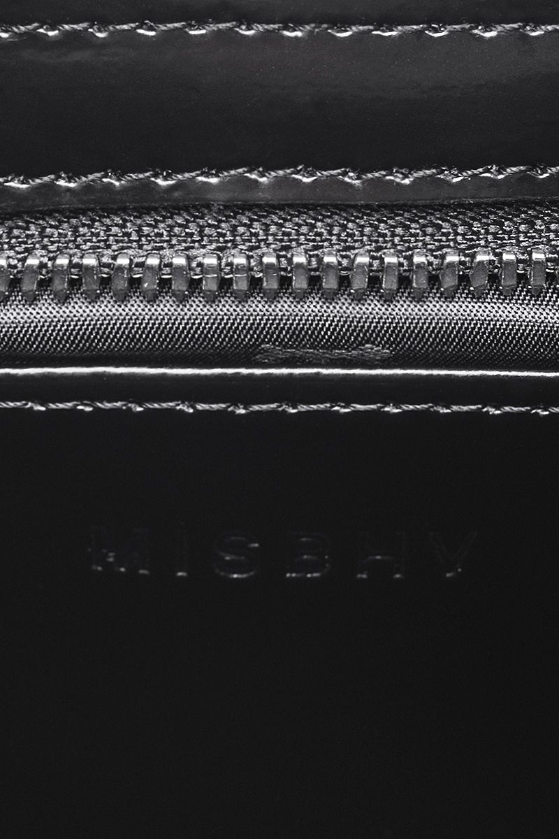 Leather Shoulder Bag Medium Black