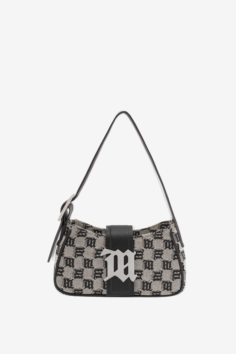 Jacquard Monogram Shoulder Bag Mini