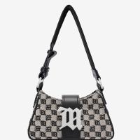 Jacquard Monogram Shoulder Bag Small