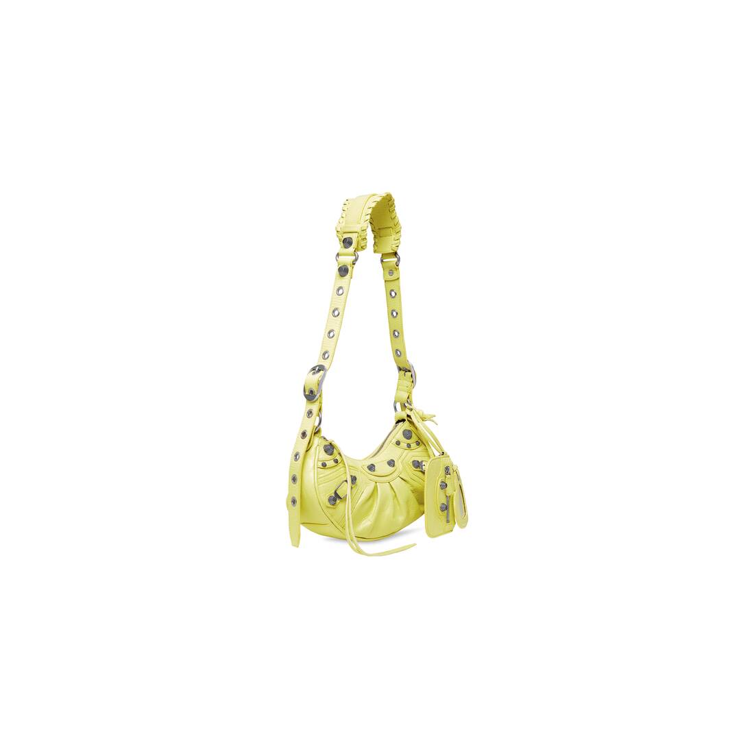 WOMEN'S LE CAGOLE XS SHOULDER BAG IN LIME