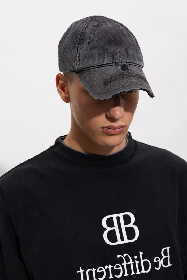 BALENCIAGA GREY BASEBALL CAP
