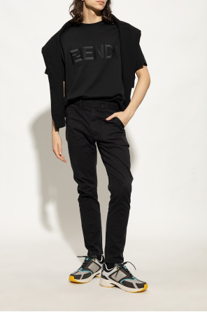 Faster Trainers Grey nubuck leather low-tops