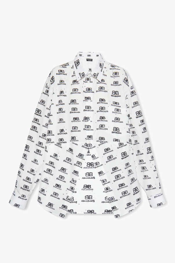 BALENCIAGA WHITE OVERSIZE SHIRT