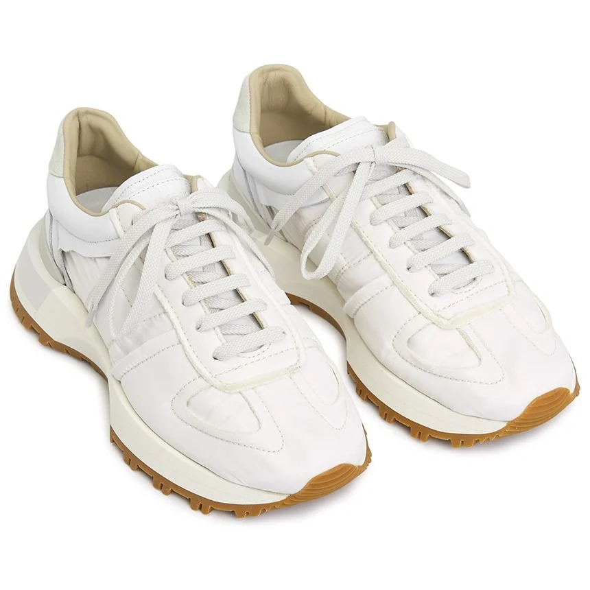 Maison Margiela Runner Retro Sneakers In White