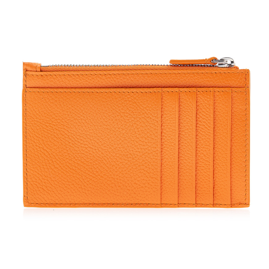Balenciaga Orange Essential Long Card Holder 