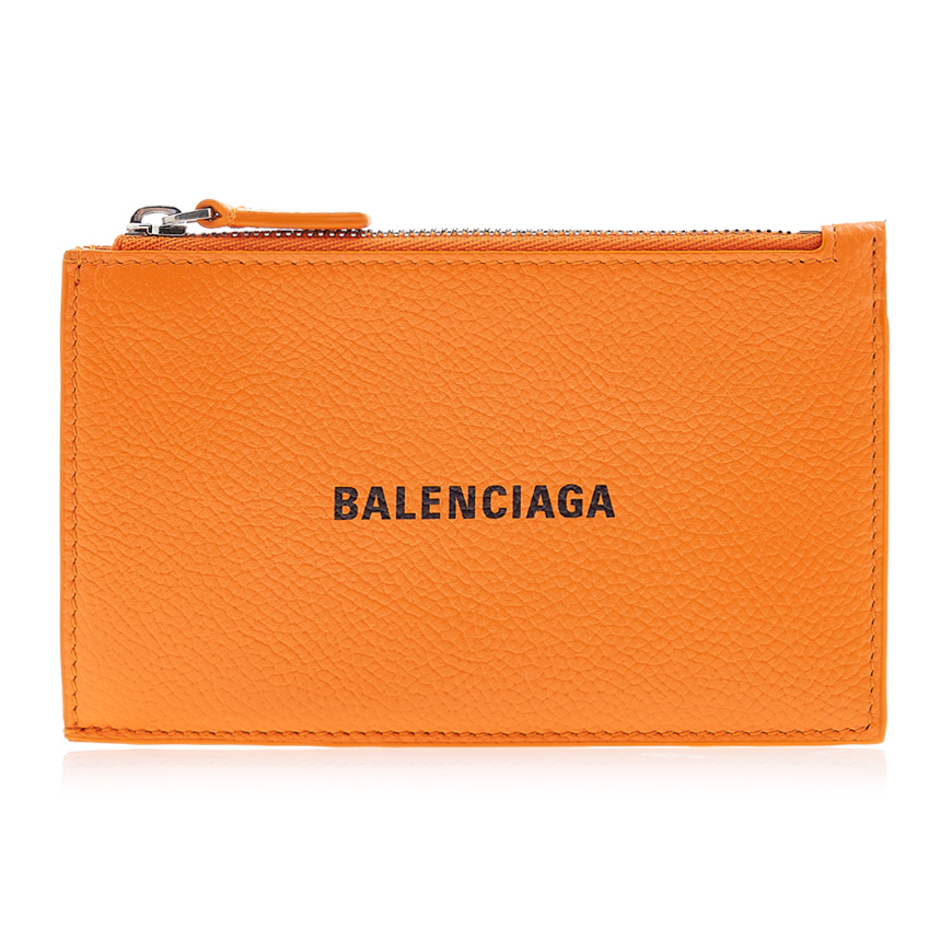 Balenciaga Orange Essential Long Card Holder 